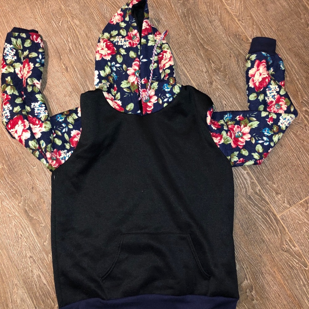 Floral hoodie
